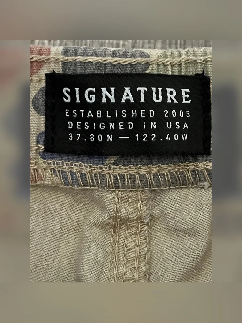 Levi's Signature Boy Camo Print Shorts Size -XS